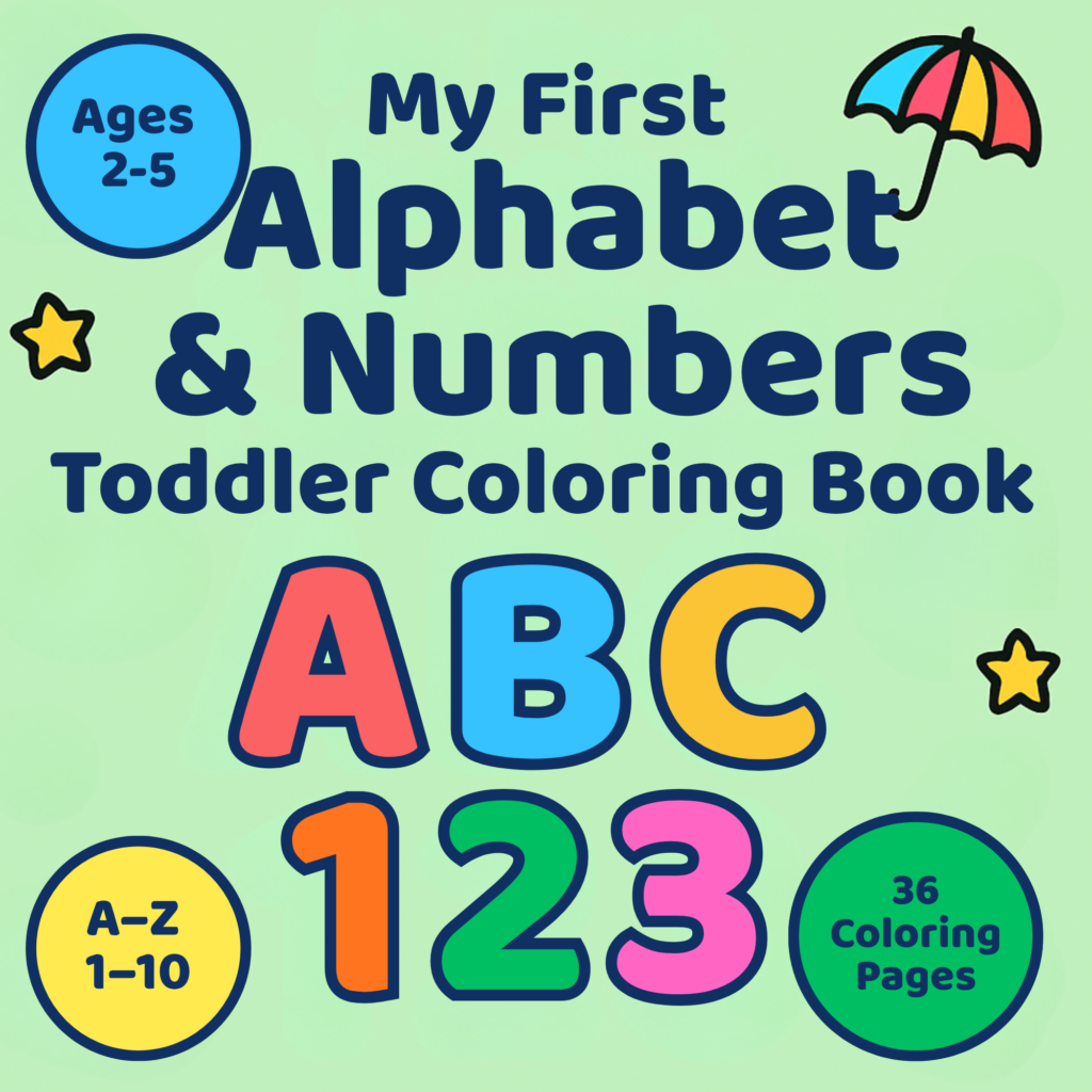 ABC 123 Coloring Book